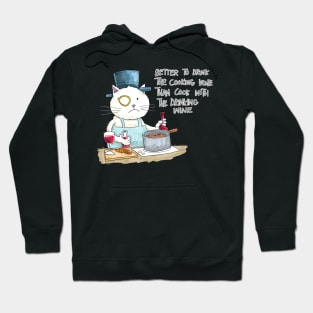 Dapper Cat - Cooking Wine Hoodie